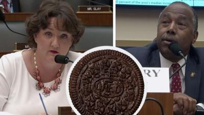 Katie Porter, Ben Carson and an Oreo