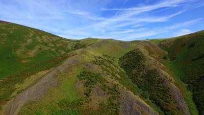 South Shropshire hills