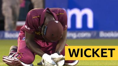 West Indies' Carlos Brathwaite