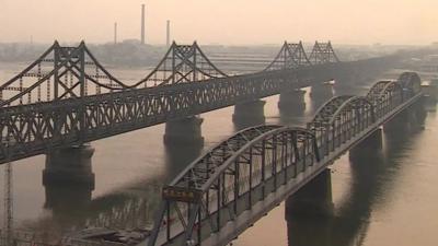 Bridges between China and North Korea