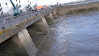 Cardiff Bay Barrage sluice gates