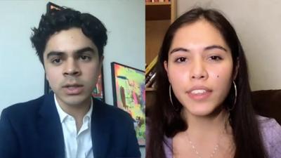 Two young US campaigners react to the Biden administration's proposals on fighting climate change.