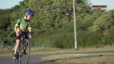 Meet the seven-year-old cycling from London to Paris!