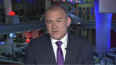 The former Liberal Democrat minister Sir Ed Davey said his party's showing in the European elections shows a strong remain message.