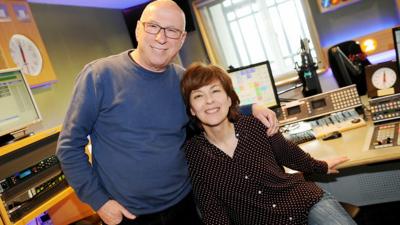 Ken Bruce with Lynn Bowles