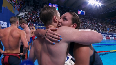 World Swimming Championships: Great Britain win gold in world record