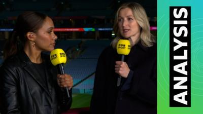 BBC Sport pundits Alex Scott and Ellen White