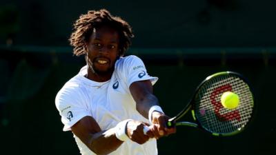 Wimbledon 2015: Gael Monfils comes up with moment of genius