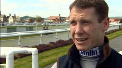 Richard Johnson before Tuesday's racing at Ludlow