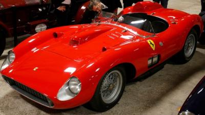 A 1957 Ferrari 335 Sport Scaglietti