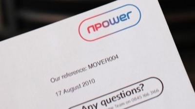 Npower headed letter