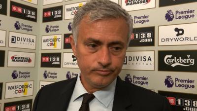 Manchester United manager Jose Mourinho