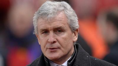 Stoke City manager Mark Hughes