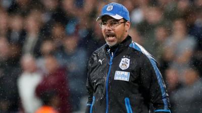 David Wagner shouts from the touchline