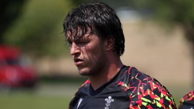 Teddy Williams in training