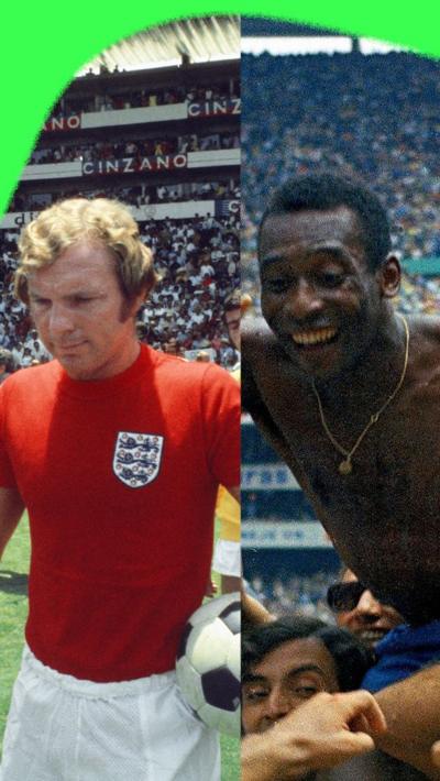 Bobby Moore and Pele