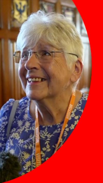 A woman who has been recognised as a victim of the forced adoptions scandal, smiling