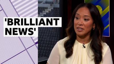 Anne Keothavong in BBC studio