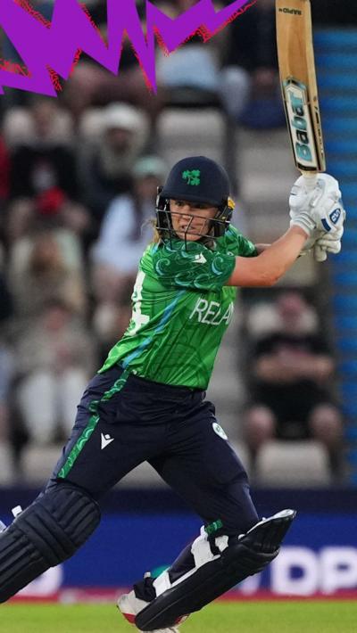 Louise Little bats for Ireland