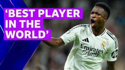 Watch Match of the Day Champions League analysis of Vinicius Junior's performance against Borussia Dortmund