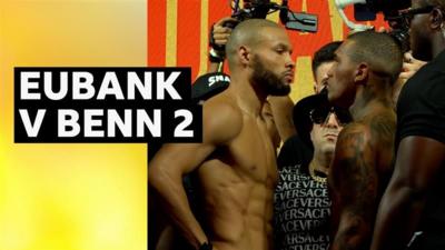Chris Eubank Jr and Conor Benn face off