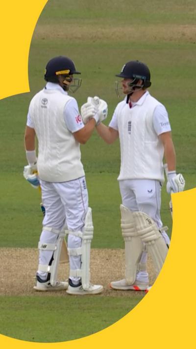 Joe Root and Jordan Cox