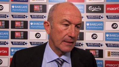 Crystal Palace 2-0 West Brom: Tony Pulis says side were 'flat & poor'