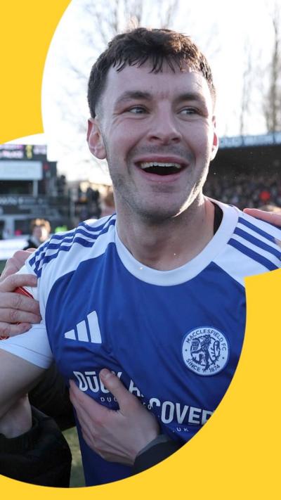 Sam Heathcote smiling in team kit.