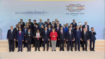 G20 family photo