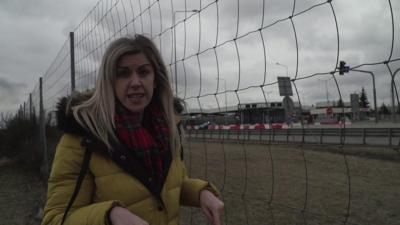 Jenny at the border