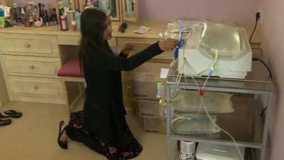 Saddia Karim, a kidney dialysis patient