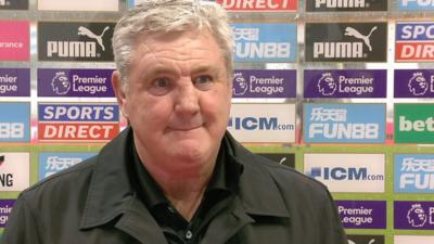 Newcastle manager Steve Bruce