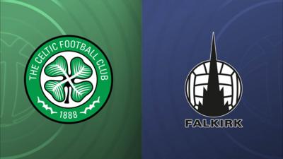 Celtic and Falkirk badges