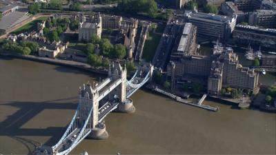 London from above