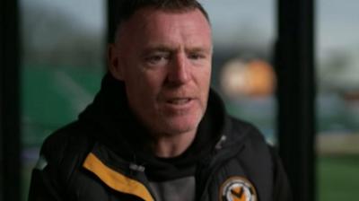 Newport County manager Graham Coughlan