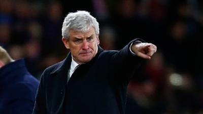 Stoke performance 'delights' Hughes