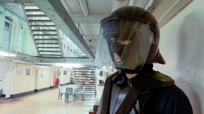 Geàrd fuadain ann an taigh-tasgaidh Phrìosain Cheann Phàdraig