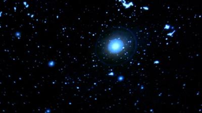 Black Shoals: Dark Matter - data from the stock market turned into a galaxy