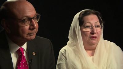 Khizr and Ghazala Khan