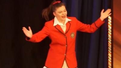 a redcoat dancing