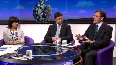 James Landale, Stephen Crabb and Shabana Mahmood