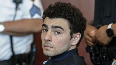Luigi Mangione is seen in court.
