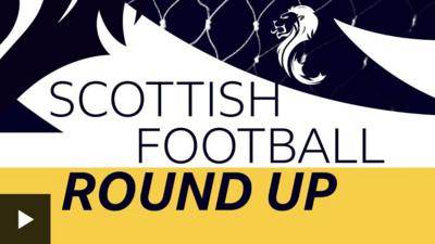 Scottish football round-up graphic