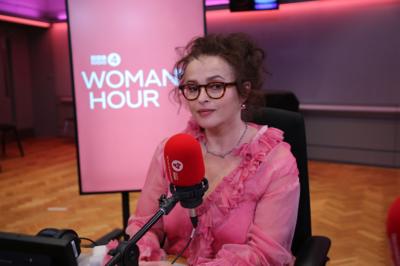 Helena Bonham Carter in the Woman's Hour Studio