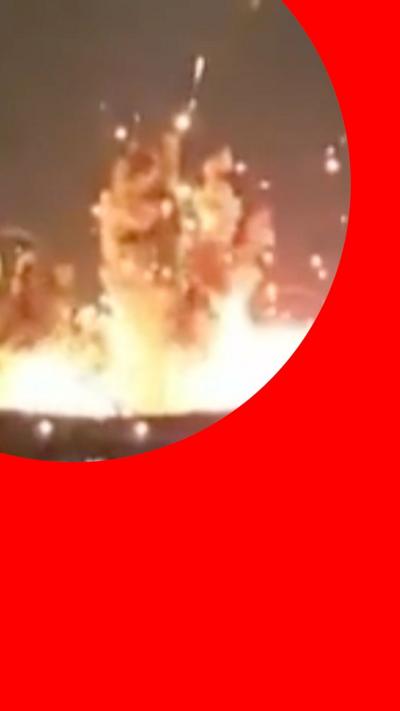 Huge blasts in Isfahan, Iran