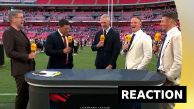 Matt Peet and BBC pundits 