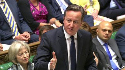 David Cameron at PMQs