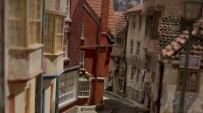 A view of the diorama