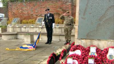 Armistice Day event in Sittingbourne