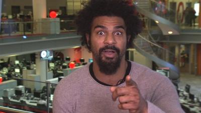 Former heavyweight champion David Haye